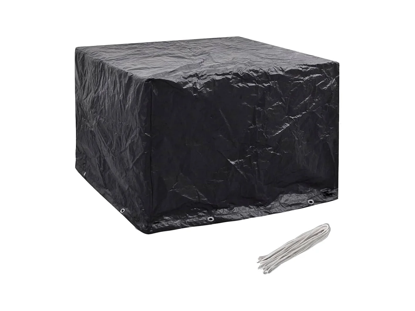 Housses de salon de jardin 2 pcs 8 ?illets 122x112x98 cm