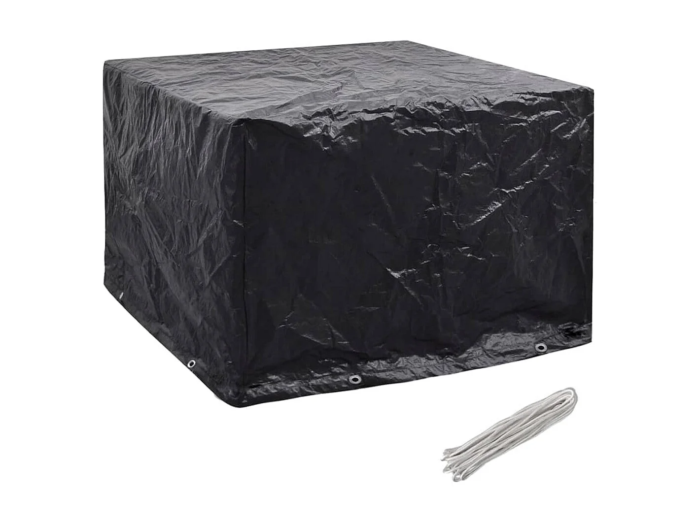 Housses de salon de jardin 2 pcs 8 ?illets 122x112x98 cm