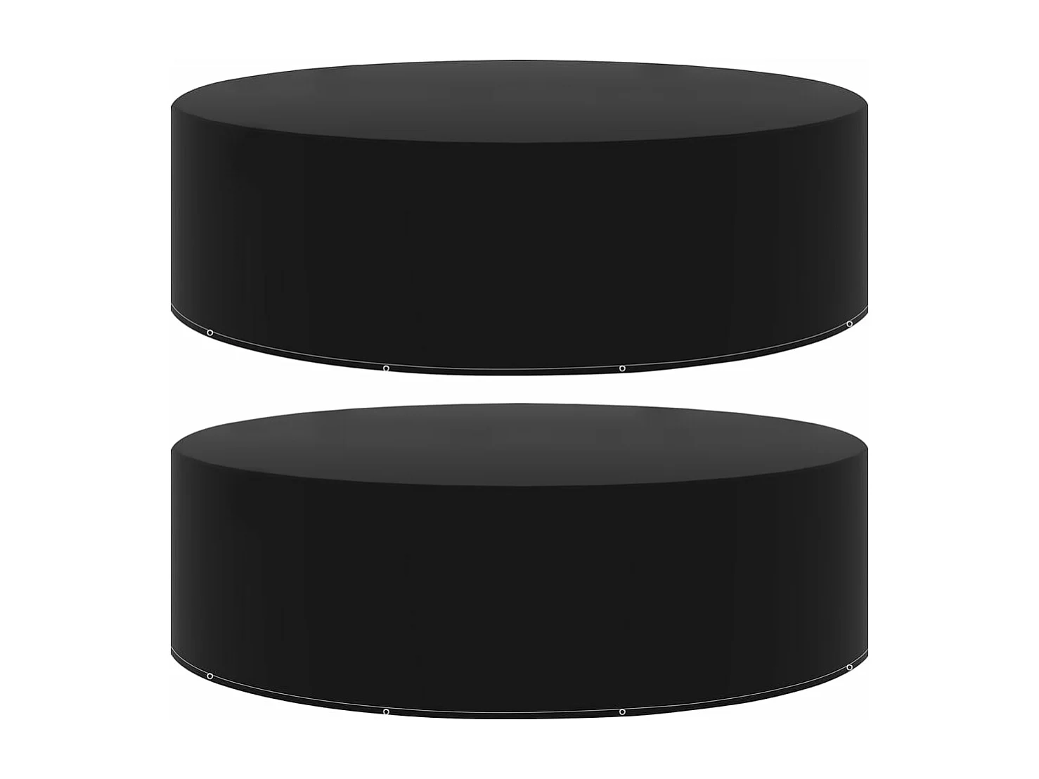 Capas para móveis de jardim 2 peças 10 ilhós 325x90 cm