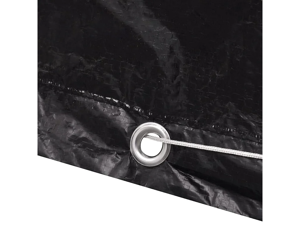 Copri mobili da giardino 2 pz 8 occhielli 200x160x70 cm