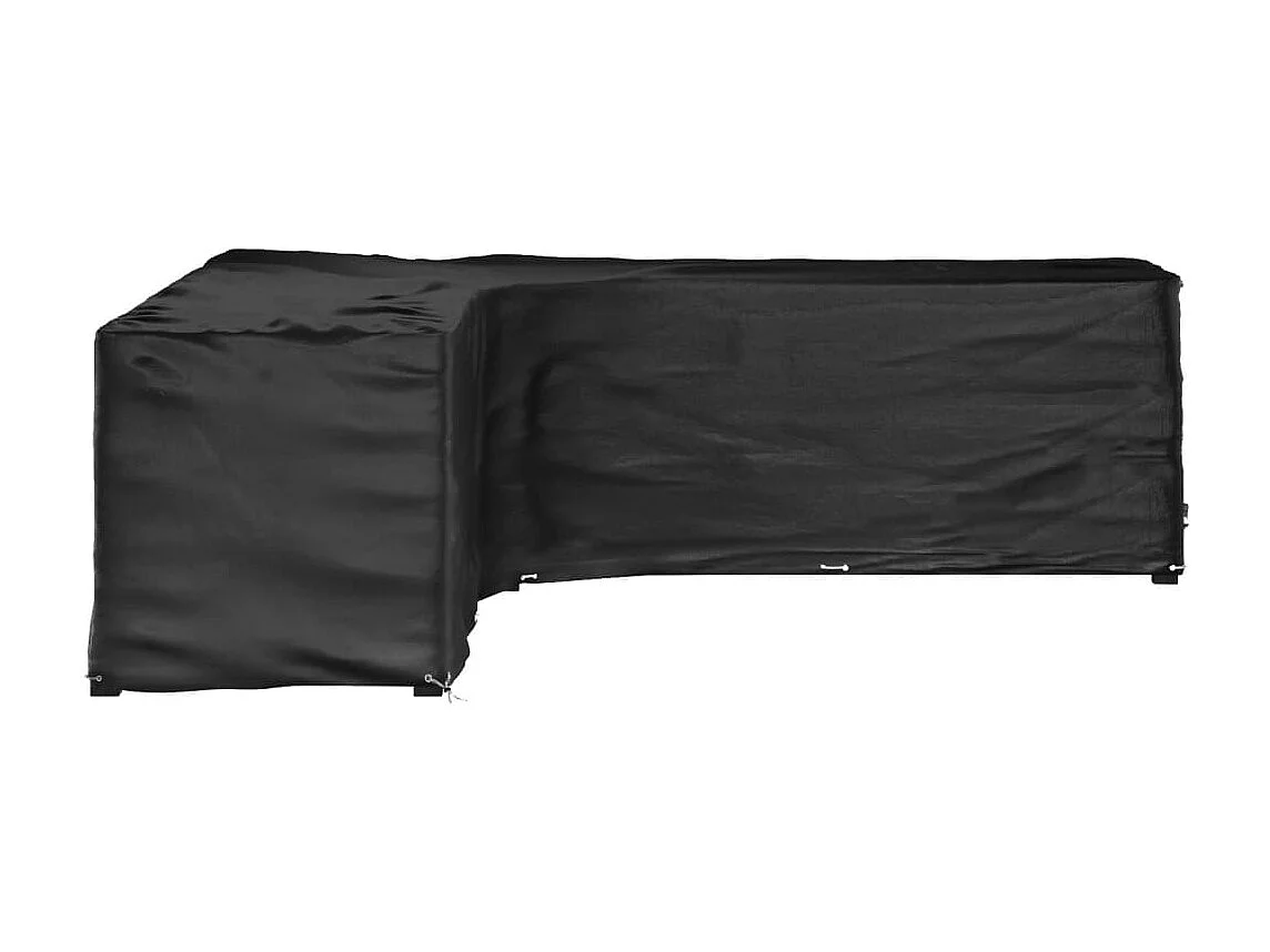 L-vormige tuinmeubelhoes 20 ogen 300x300x90cm