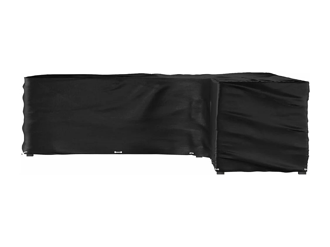 L-vormige tuinmeubelhoes 20 ogen 300x300x90cm