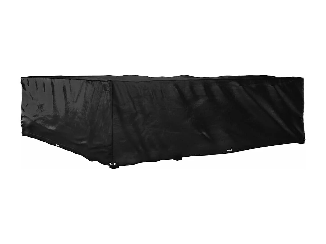 L-vormige tuinmeubelhoes 20 ogen 300x300x90cm