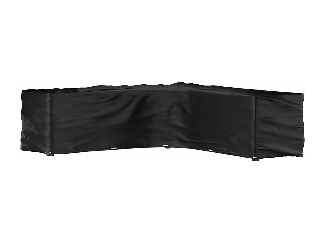 Housse de salon de jardin en forme de L 20 ?illets 300x300x90cm
