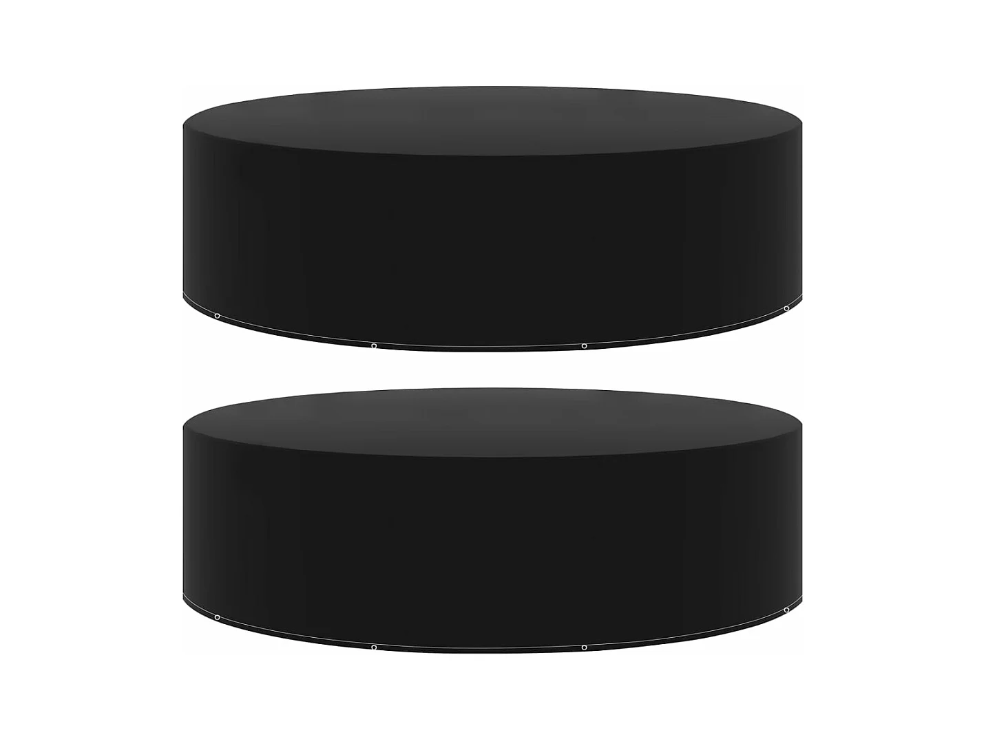 Housses de salon de jardin 2 pcs 10 ?illets 205x90 cm