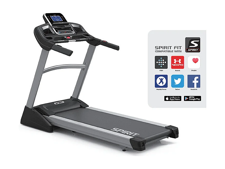 Tapis de course Motorisé 19 KM/H XT385 - Spirit Fitness