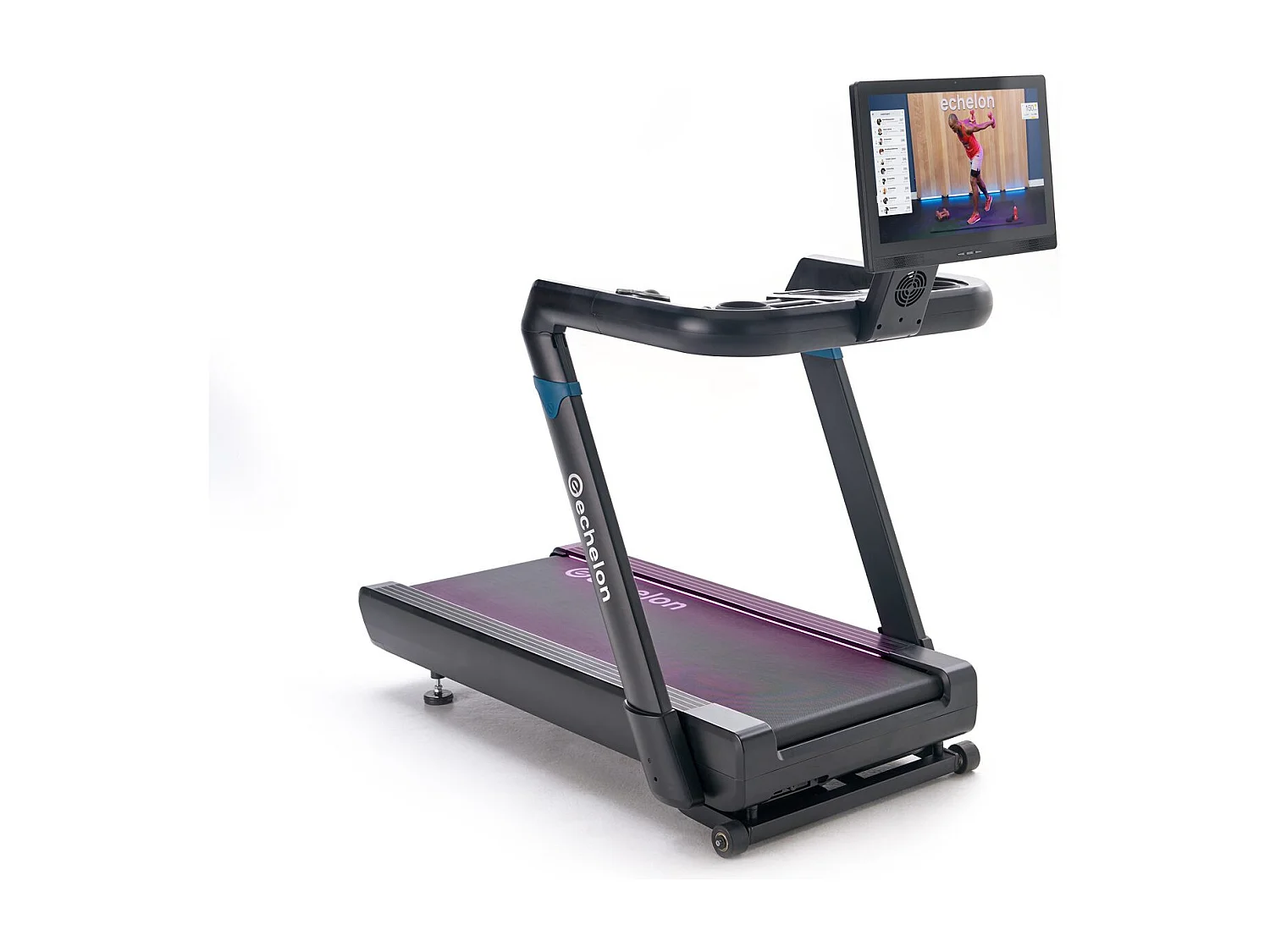 Tapis de course pliable connecté - Modèle STRIDE 8S-22 - ECHELON - Maison/Appartement - Écran HD 22 pouces pivotant