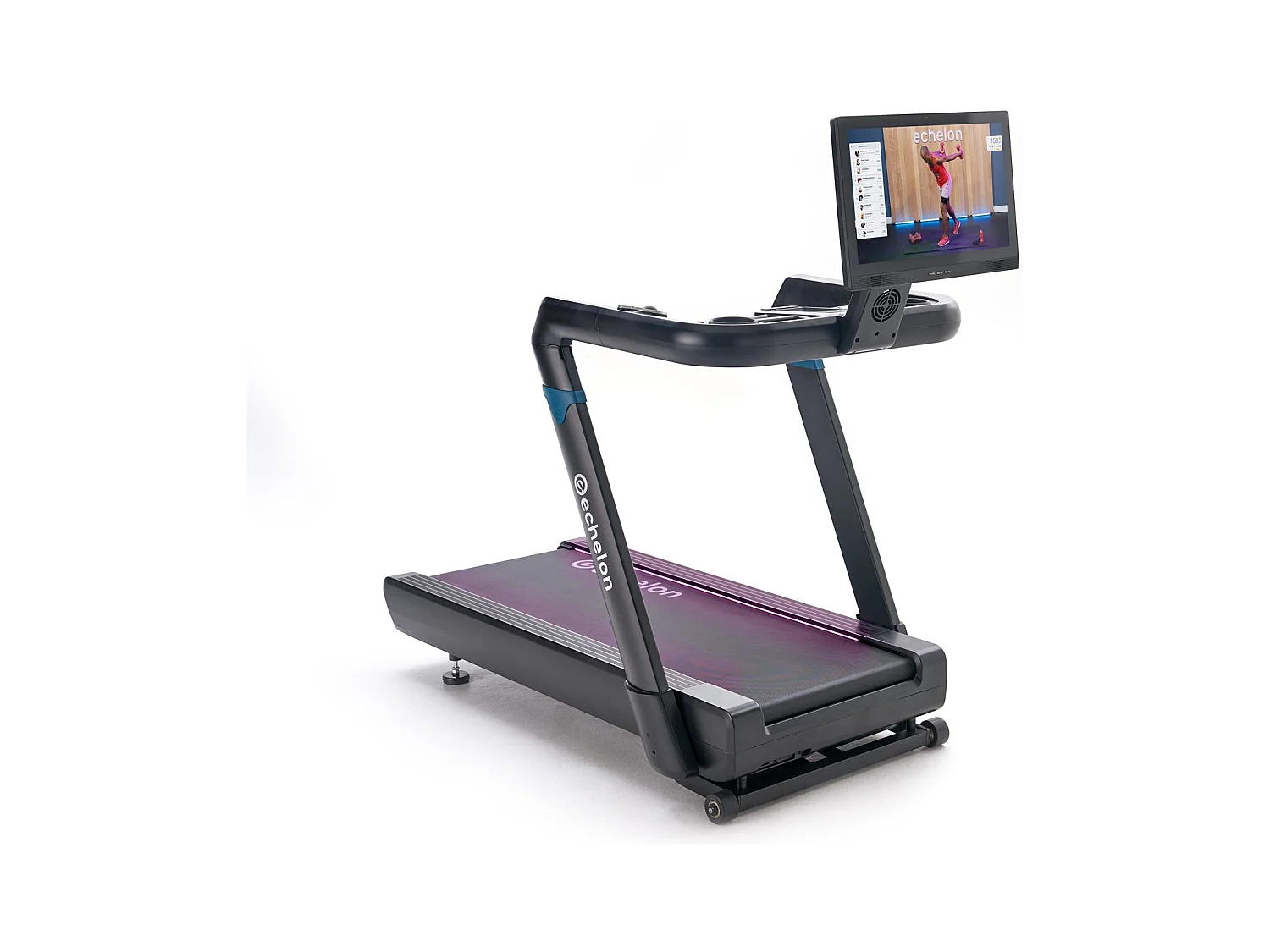 Tapis de course pliable connecté - Modèle STRIDE 8S-22 - ECHELON - Maison/Appartement - Écran HD 22 pouces pivotant