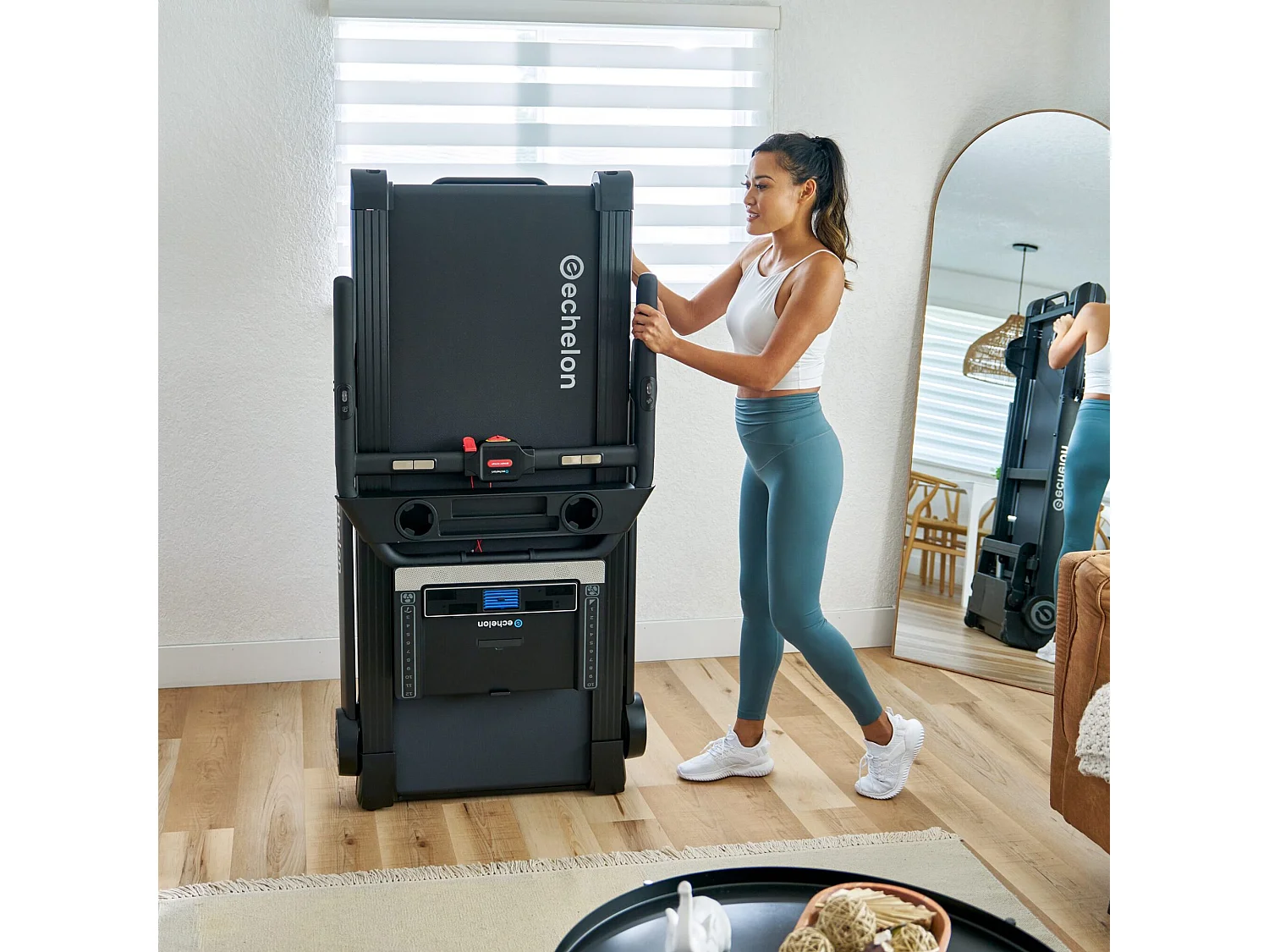 Tapis de course pliable connecté - Modèle STRIDE 6 - ECHELON - Maison/Appartement