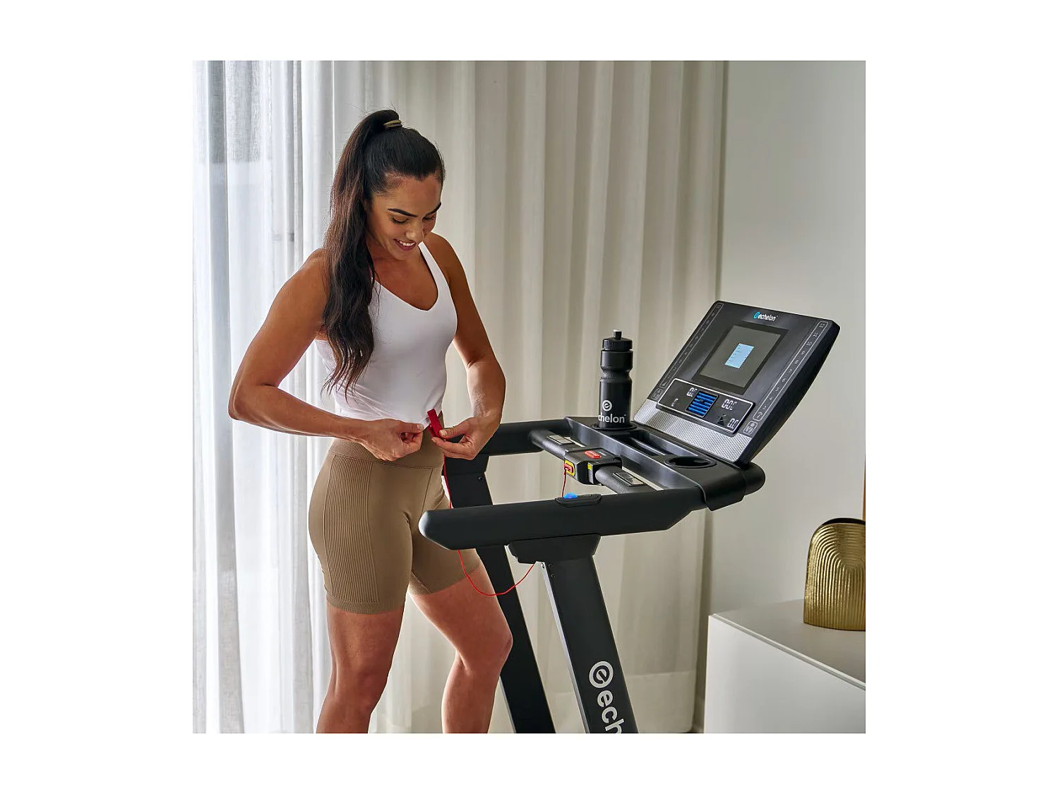 Klappbares Laufband - Modell STRIDE 6S-10 - ECHELON - Haus/Wohnung - 10 Zoll HD-Bildschirm