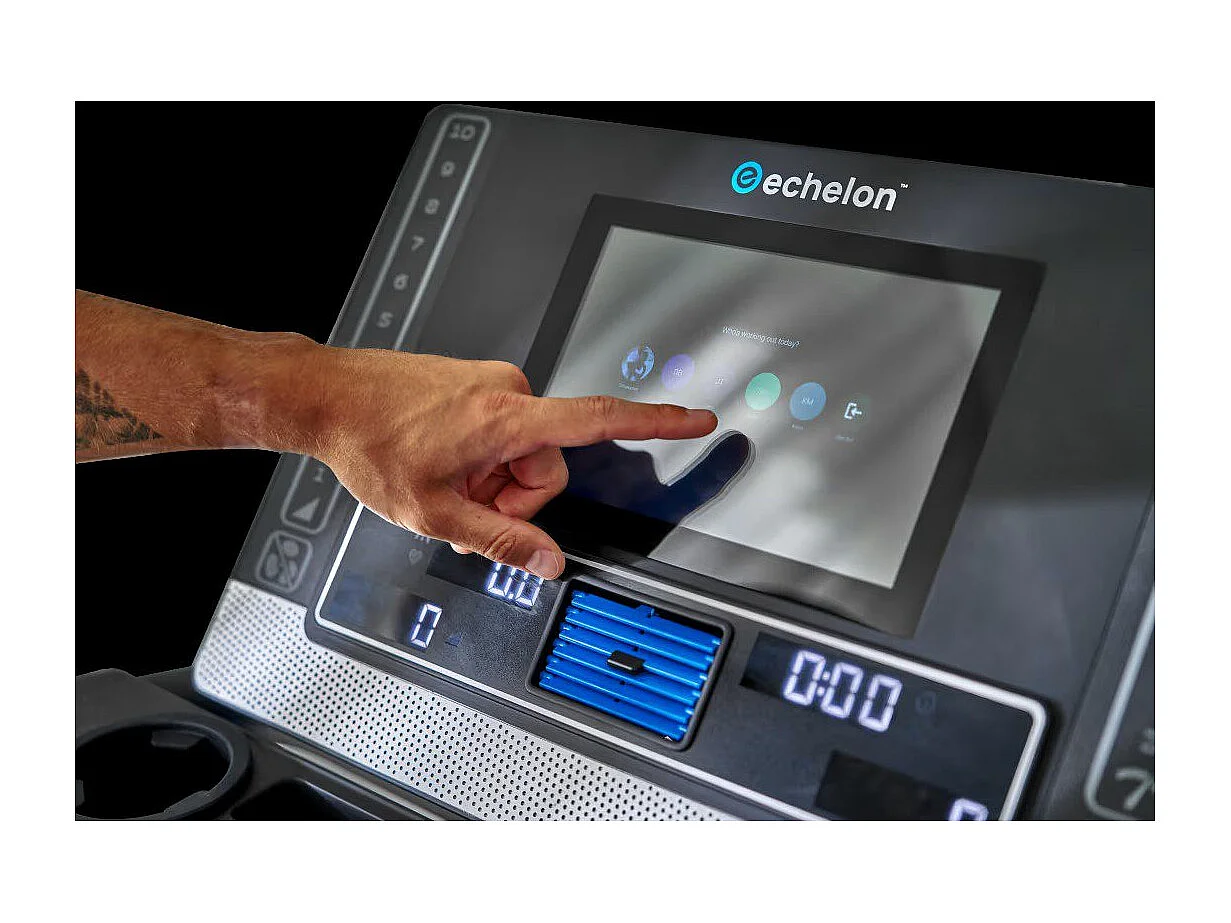 Tapis de course pliable connecté - Modèle STRIDE 6S-10 - ECHELON - Maison/Appartement - Écran HD 10 pouces