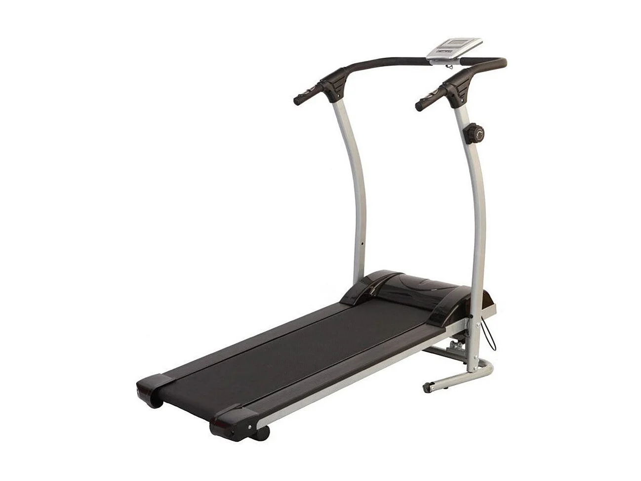 Tapis de course magnétique et pliable - O'Fitness - Maison/Appartement - Compteur Écran 5 en 1