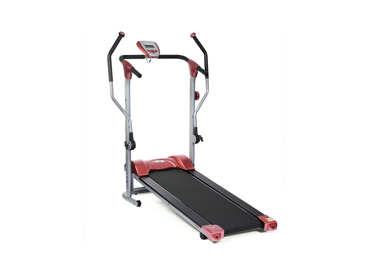 Tapis de course magnétique avec bras 2 en 1 - O'Fitness - Maison/Appartement - Compteur 5 fonctions