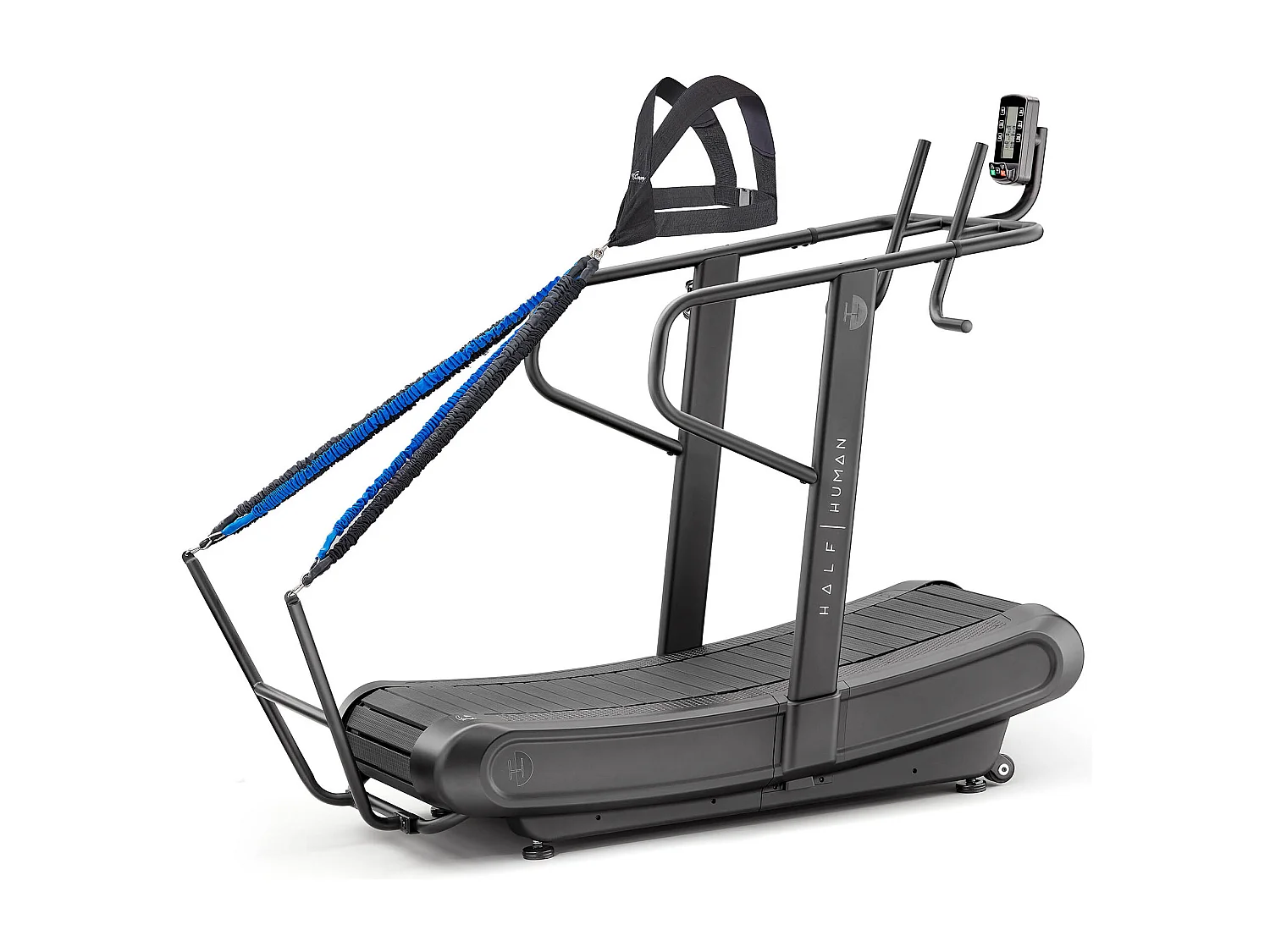 Kurvenförmiges Fitness-Laufband - Half Human - Modell CURVE - Haus/Wohnung - Nicht motorisiert und selbstversorgend