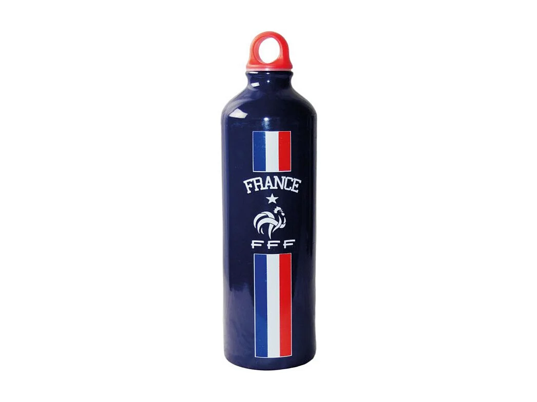 Sportflasche - Fédération Française de Football - Aus Aluminium - Inhalt: 750 ml