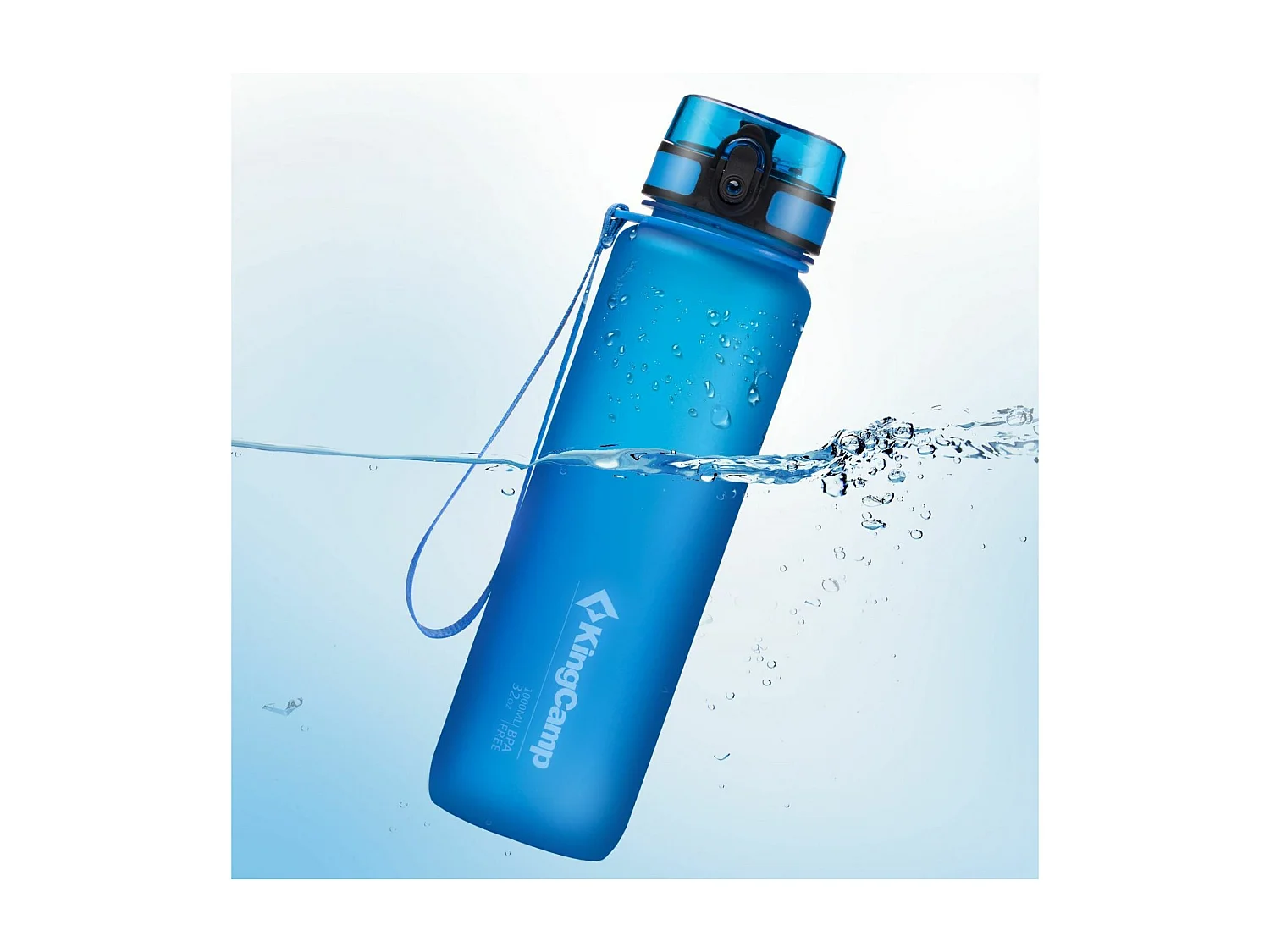 Trinkflasche - Kingcamp - Aus Tritan - Inhalt: 1 Liter