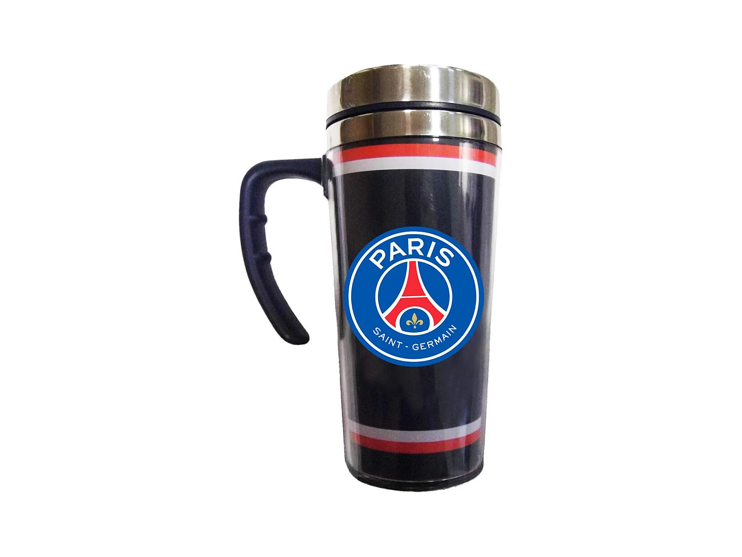 Mug - Paris Saint Germain - En aluminium - Contenance : 450 ml