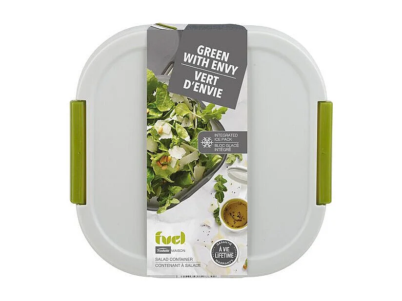 Contenant à repas - Fuel - Boite à salade - Fonction réfrigérante avec bloc de glace