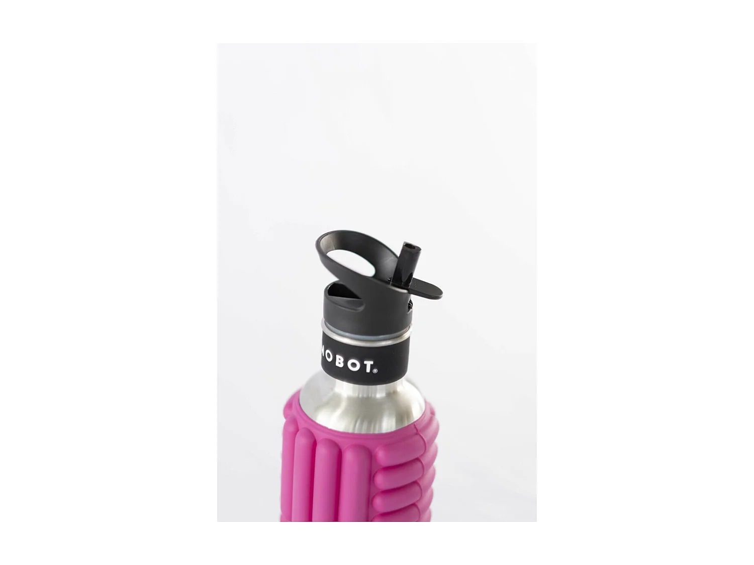 Bouteille de sport - Mobot - Fonction 2 en 1 rouleau de massage - Rose
