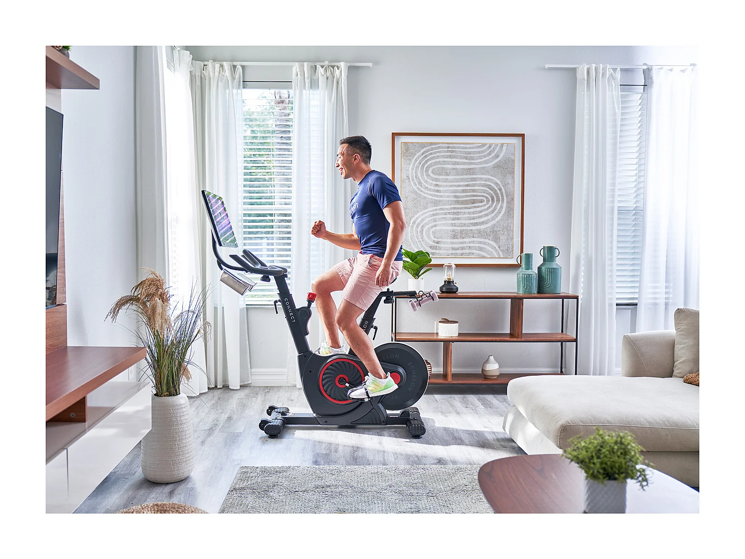 Aangesloten fiets - Model EX5S - ECHELON - Home/Appartement - HD-draaibaar scherm