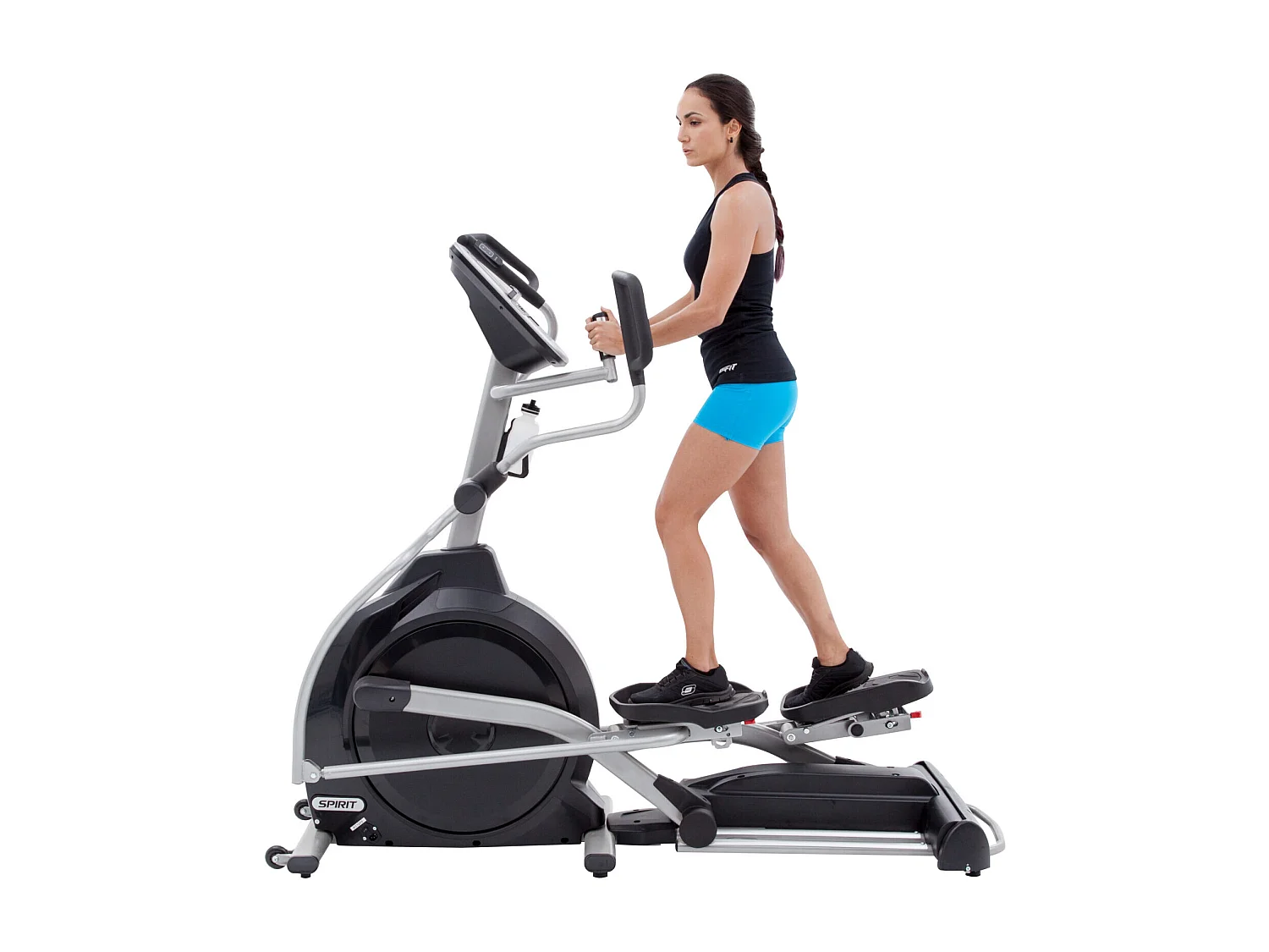 Vélo Elliptique de Fitness  - Spirit - Modèle XE395 - Bluetooth/App - Maison/Appartement