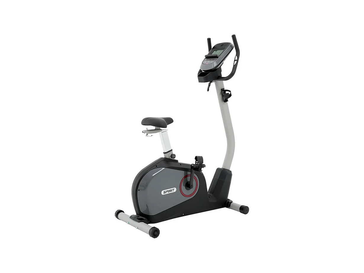 Vélo d'appartement et de fitness - Ergomètre - SPIRIT - Modèle DBU40 - Écran LCD - 10 Programmes