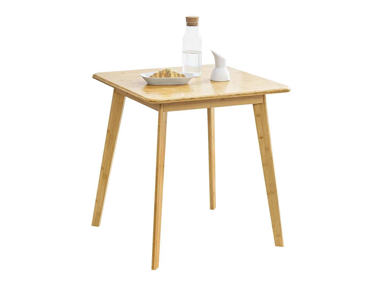 Table de salle à manger carrée Närpes pour 2 personnes 75 x 70 x 70 cm [en.casa]