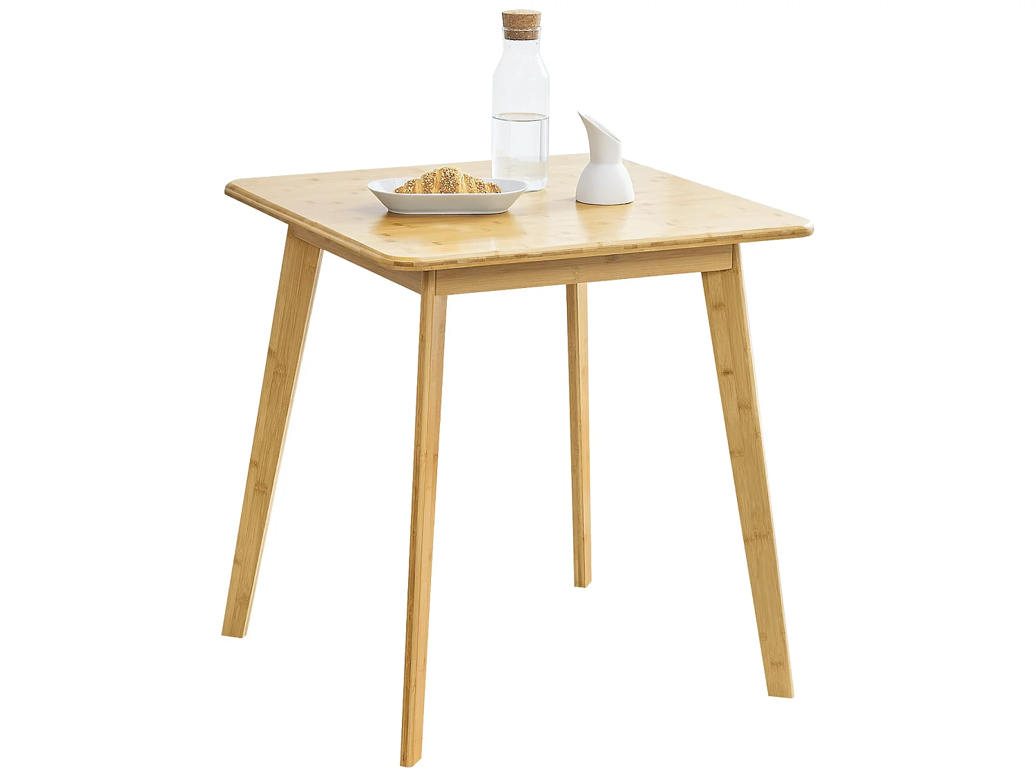 Table de salle à manger carrée Närpes pour 2 personnes 75 x 70 x 70 cm [en.casa]