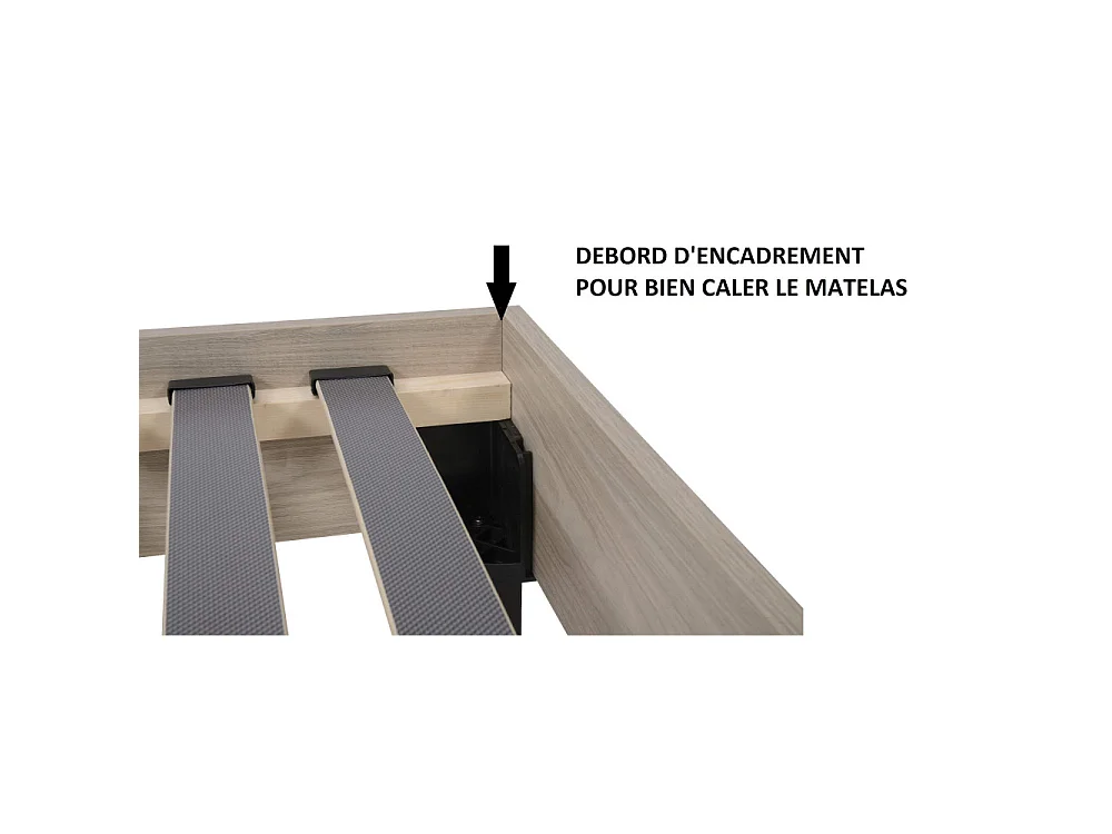 Sommier en Kit Neokit chêne clair