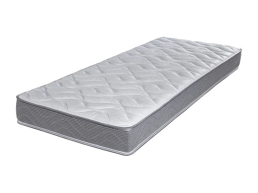 Matelas 90x190 Wave - Mousse - Hauteur 19 cm - 3 zones - Soutien ferme