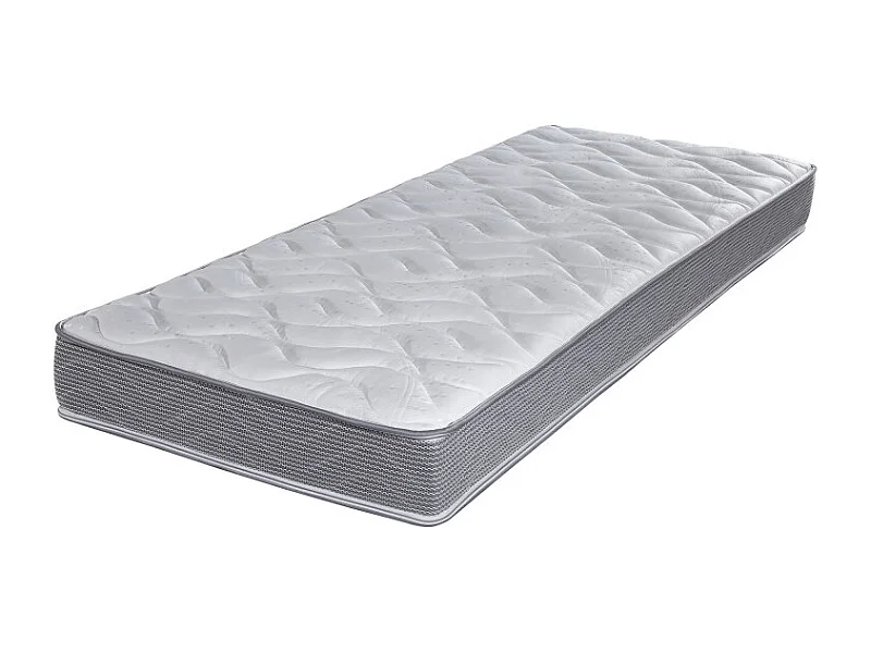 Matelas 90x190 Wave - Mousse - Hauteur 19 cm - 3 zones - Soutien ferme