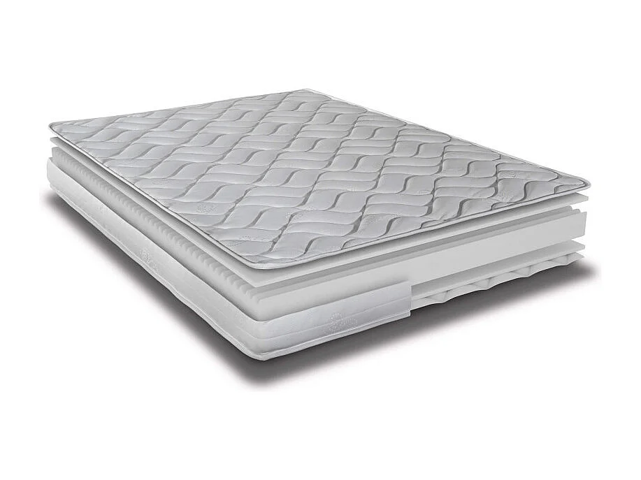 Matelas 140x190 Melissa - Mousse - Hauteur 13 cm - 3 zones - Soutien ferme