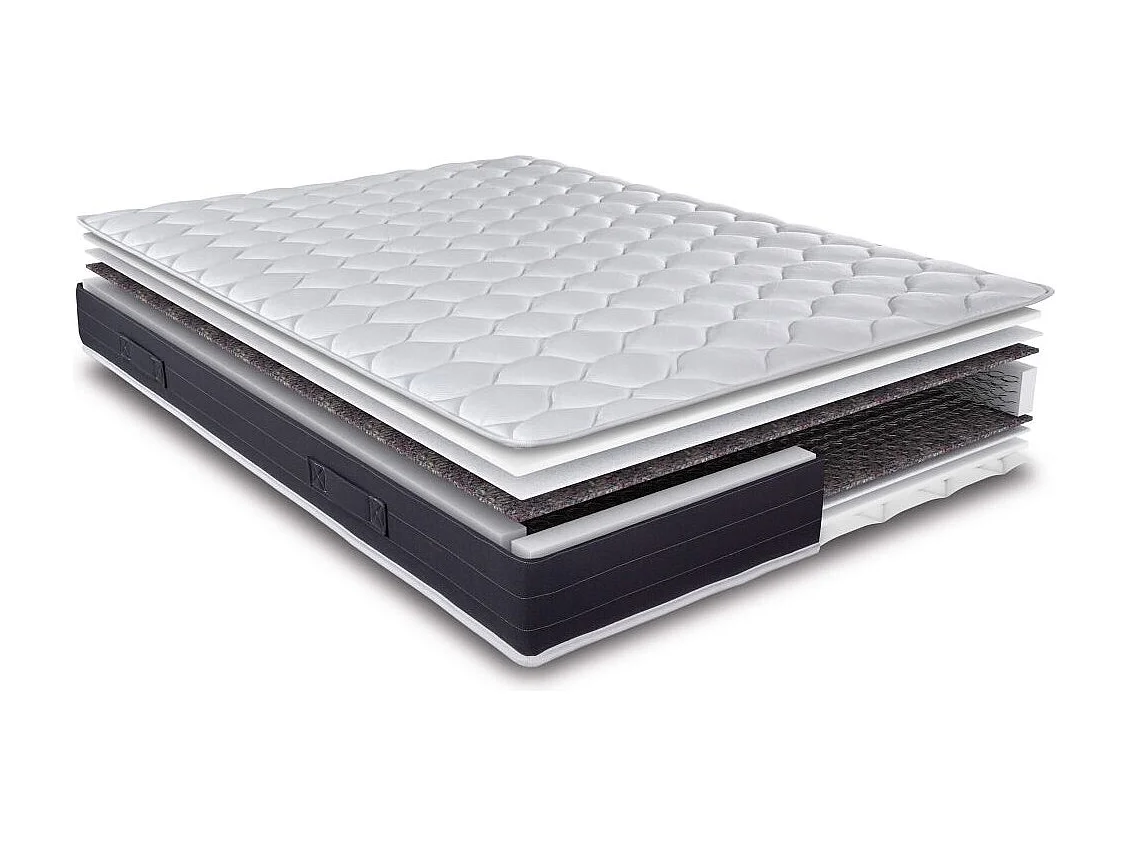 Matelas 80x190 Rubis - Ressorts - Hauteur 21 cm - Soutien très ferme