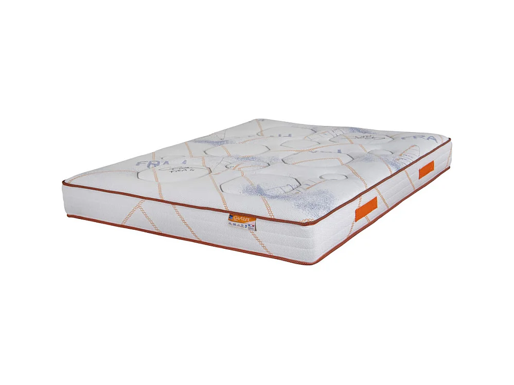 Matelas 140x190 Charline - Ressorts ensachés - Hauteur 26 cm - Soutien medium
