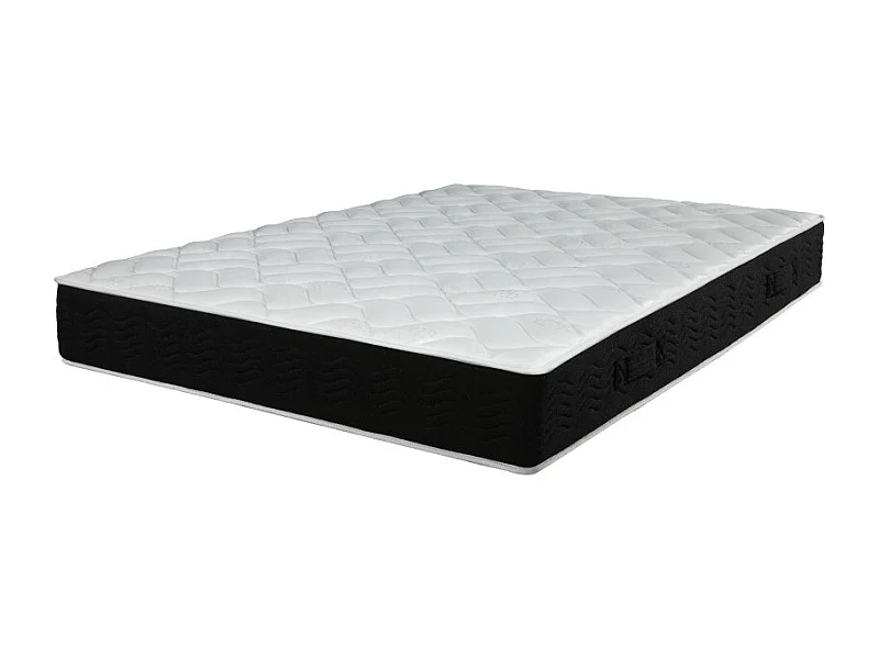 Matelas 160x200 Malta - Mousse - Hauteur 20 cm - 3 zones - Soutien très ferme