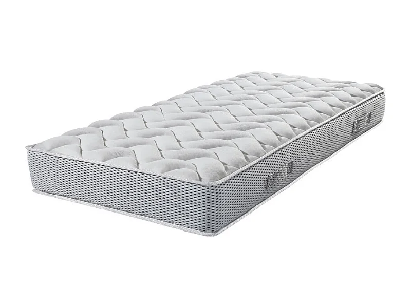Matelas 90x200 Maryland - Mousse - Hauteur 20 cm - 3 zones - Soutien ferme