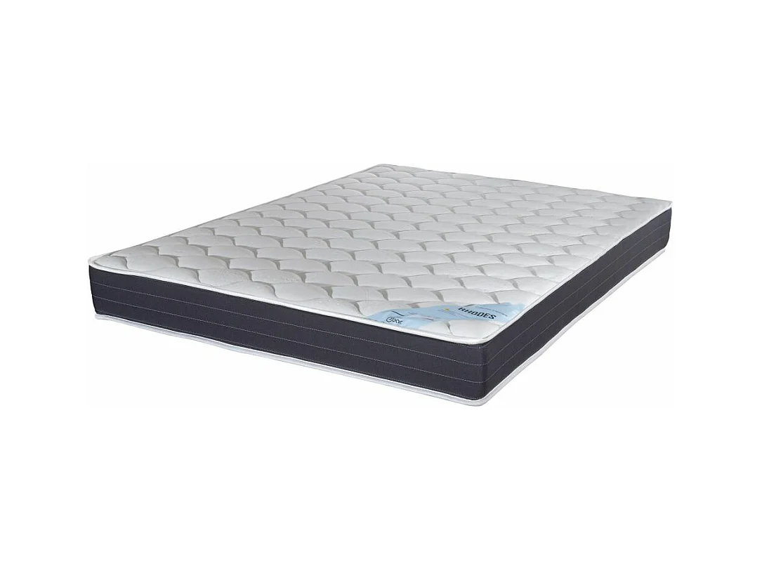 Matelas 120x190 Rhodes - Ressorts ensachés - Hauteur 24 cm - Soutien ferme