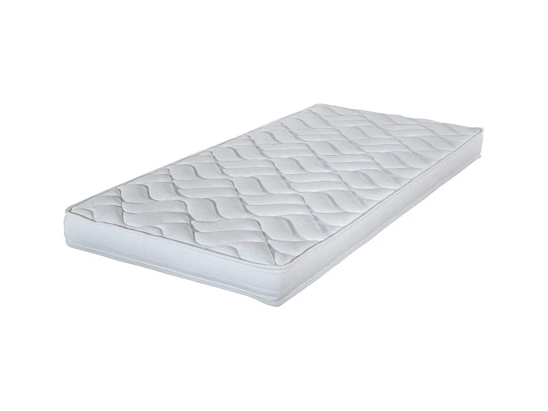 Matelas 90x190 Melissa - Mousse - Hauteur 13 cm - 3 zones - Soutien ferme