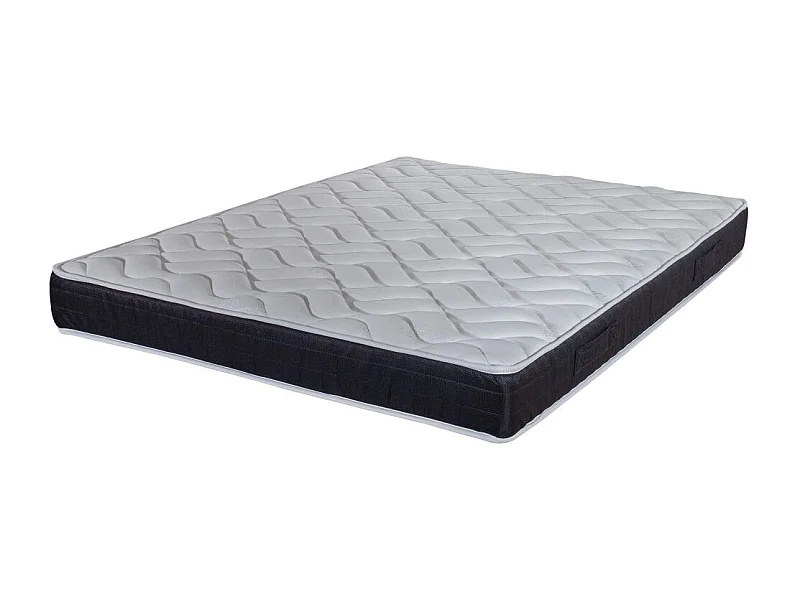 Matelas 120x190 Malta - Mousse - Hauteur 20 cm - 3 zones - Soutien très ferme