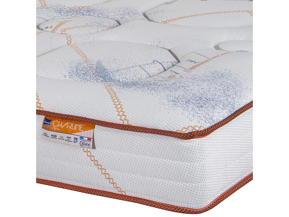 Matelas 160x200 Charline - Ressorts ensachés - Hauteur 26 cm - Soutien medium
