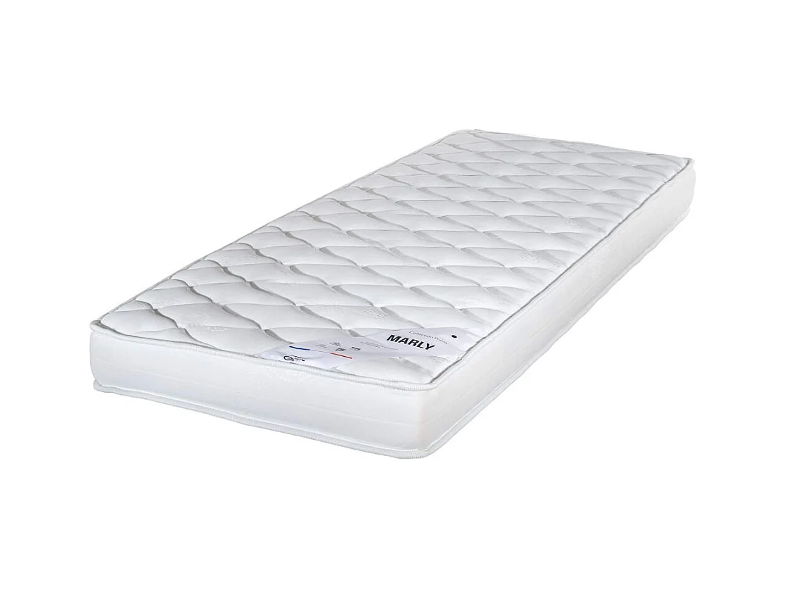 Matelas 90x190 Marly - Mousse - Hauteur 15 cm - 3 zones - Soutien ferme