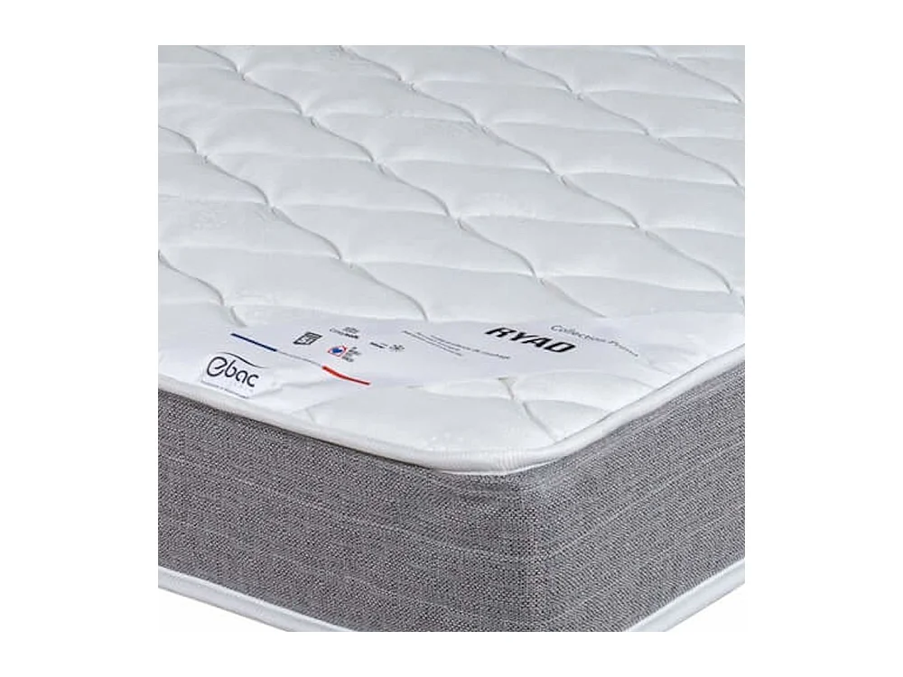 Matelas 120x190 Ryad - Ressorts - Hauteur 21 cm - Soutien très ferme