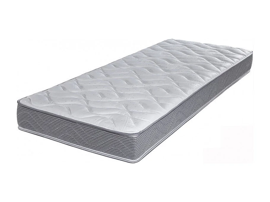 Matelas 80x200 Wave - Mousse - Hauteur 19 cm - 3 zones - Soutien ferme