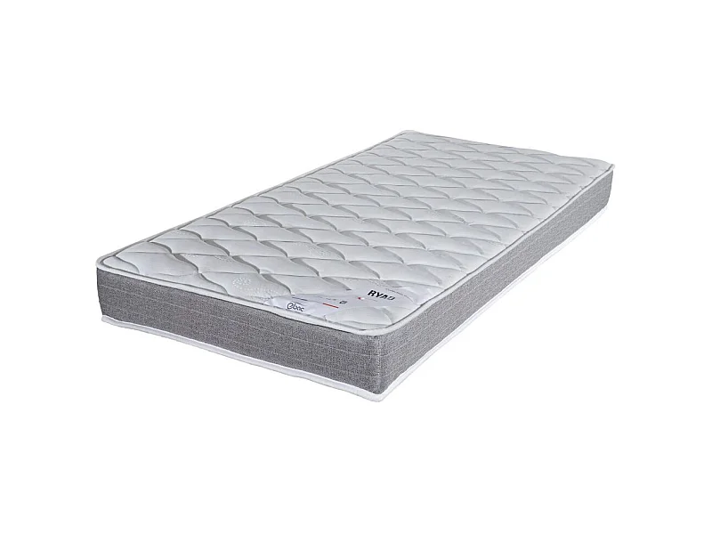 Matelas 90x190 Ryad - Ressorts - Hauteur 21 cm - Soutien très ferme