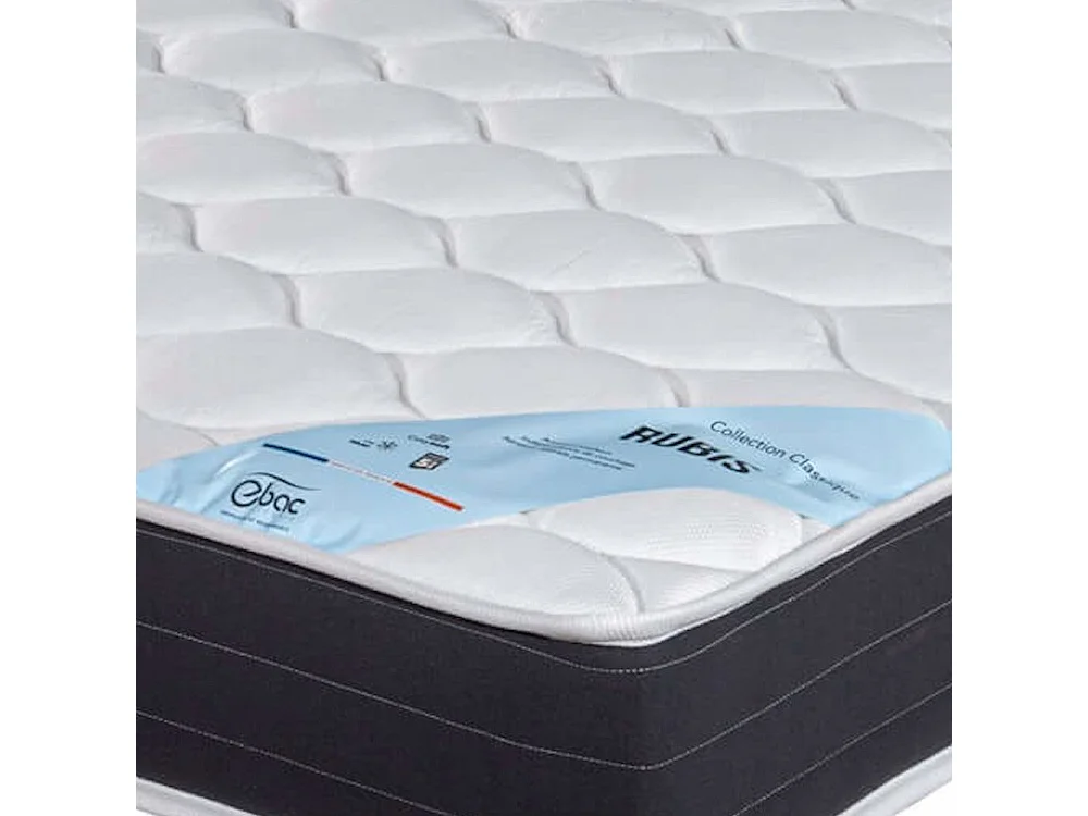 Matelas 90x190 Rubis - Ressorts - Hauteur 21 cm - Soutien très ferme