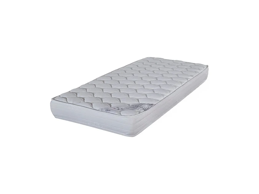 Matelas 90x200 Montana - Mousse - Hauteur 18 cm - 3 zones - Soutien medium