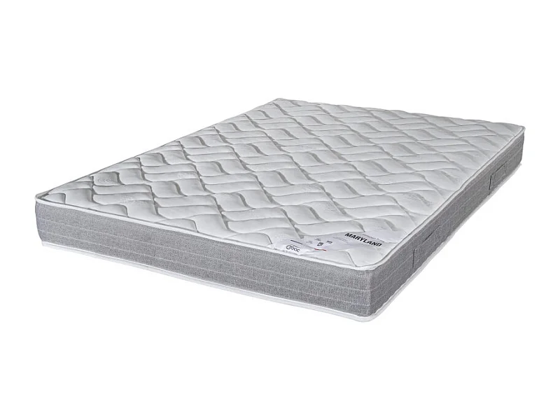 Matelas 120x190 Maryland - Mousse - Hauteur 20 cm - 3 zones - Soutien ferme