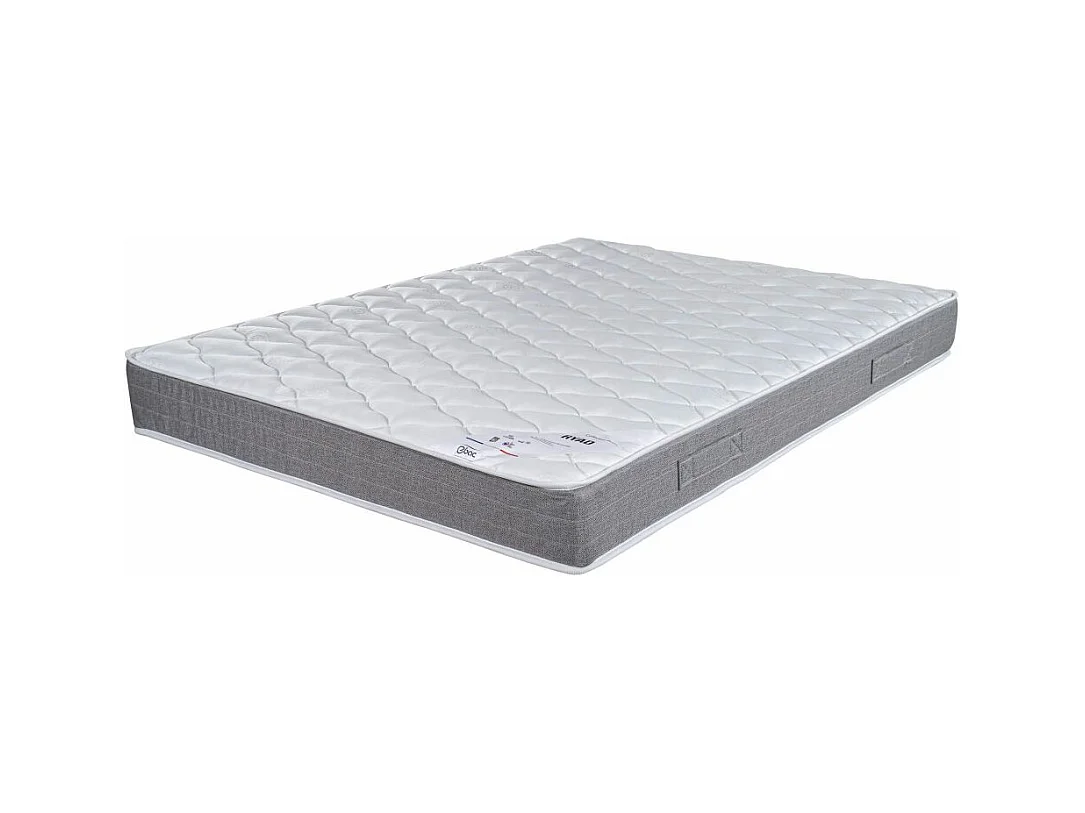 Matelas 160x200 Ryad - Ressorts - Hauteur 21 cm - Soutien très ferme