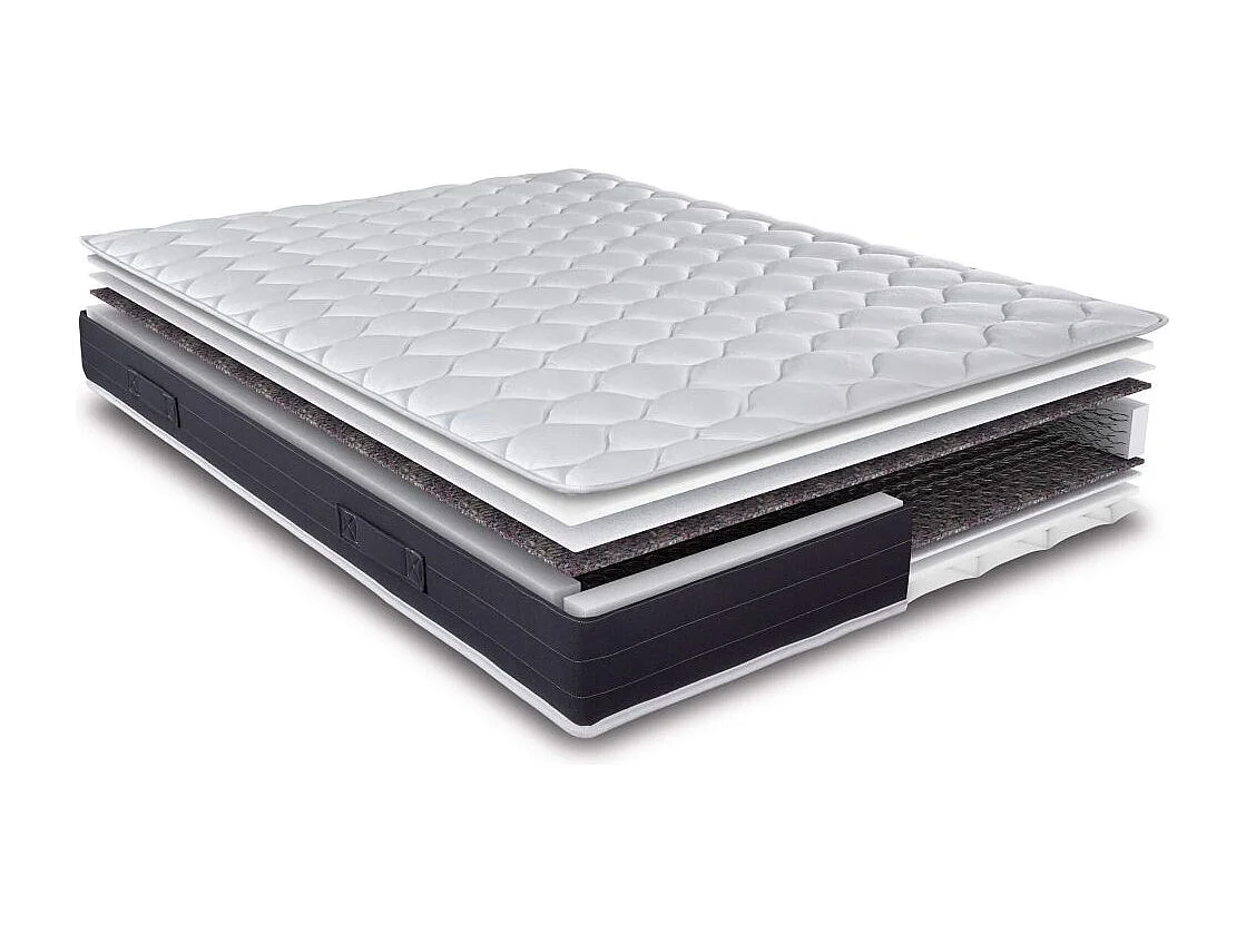 Matelas 120x190 Rubis - Ressorts - Hauteur 21 cm - Soutien très ferme