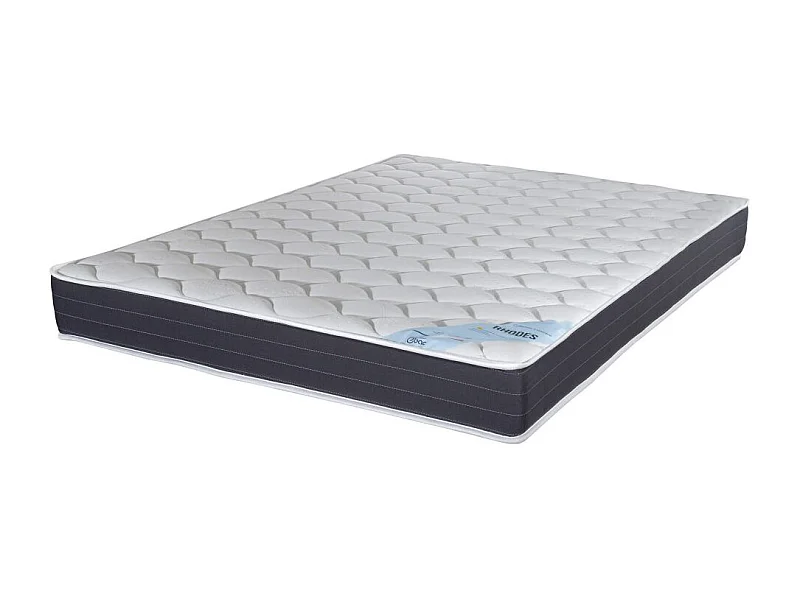 Matelas 140x190 Rhodes - Ressorts ensachés - Hauteur 24 cm - Soutien ferme